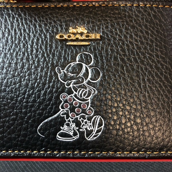 🆕 Coach x Disney Minnie Mouse Skinny Mini Limited Edition - Picture 5 of 8